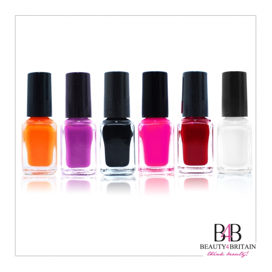 6 Nail Polish Set 6 ml Set A - Click Image to Close