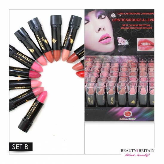 72 Lipstick Set with Vitamin A&E - Click Image to Close