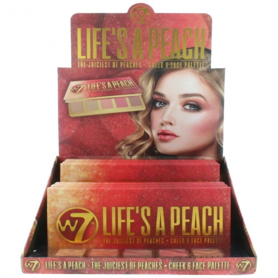 6 x Life’s A Peach W7 Cheek Face Blusher Highlighter