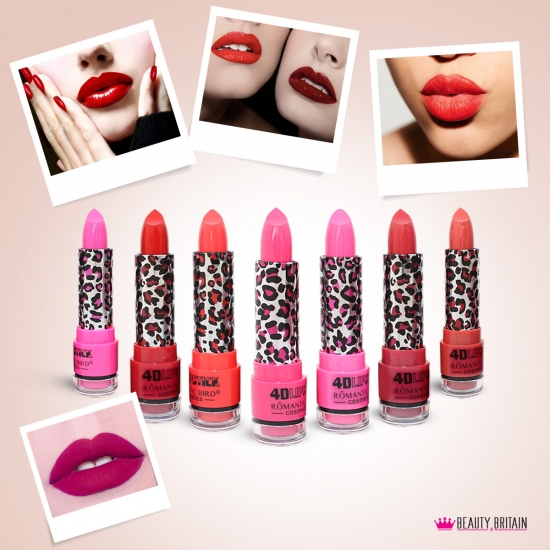 24 Lipstick Set Romantic Bird - Click Image to Close