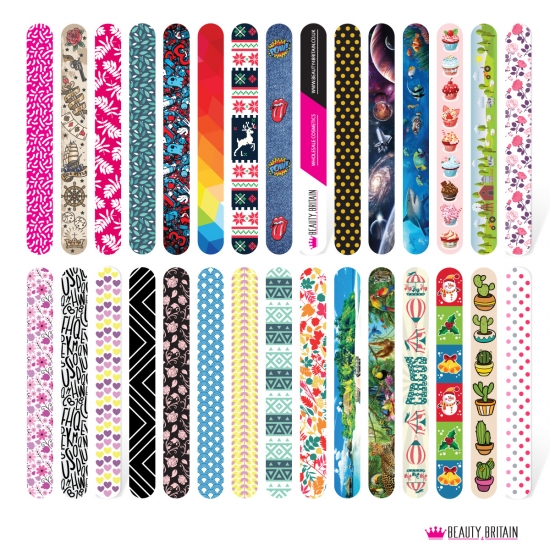 60 Nail Files 40 Designs - Click Image to Close