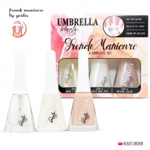 6 French Manicure Nail Polish Set