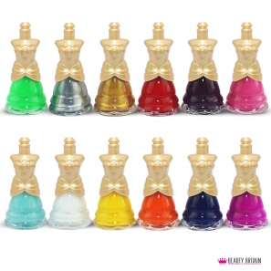 24 Nail Polish Set Dress Shaped