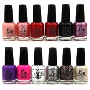 24 Nail Polish Set LM Zipper Cases