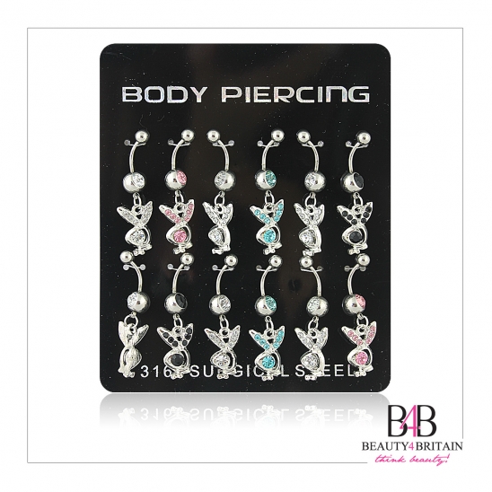 12 Dangling Belly & Navel Bars