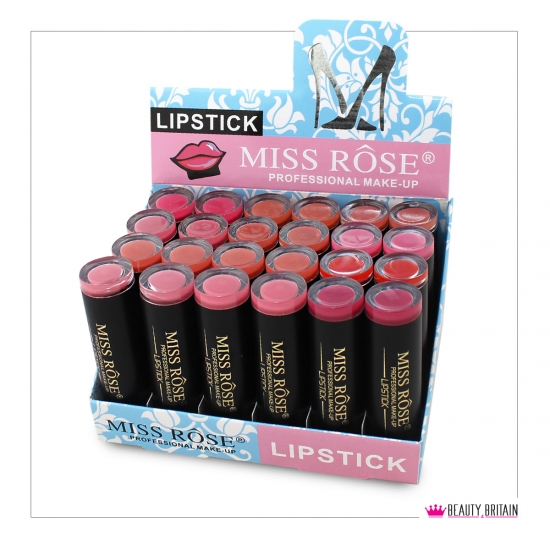 24 Lipstick Set "Miss Rose" - Click Image to Close