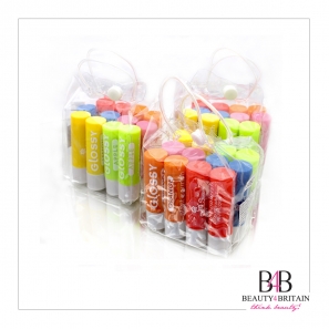 72 Lip Balm Glossy 6 different flavours