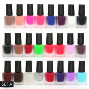 24 Matte Nail Polish Set