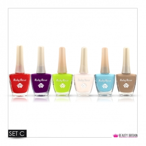 6 Nail Polish Set