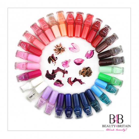 32 Nail Polish Set 16 Colours Rose Scented