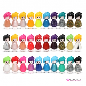 24 Nail Polish Set Doll Shape